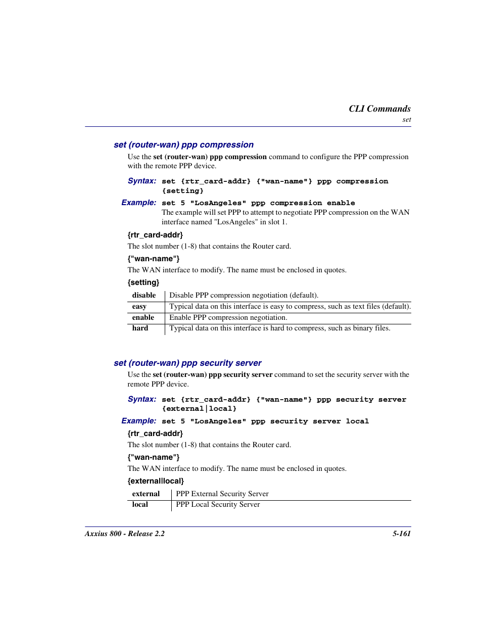 Carrier Access Network Device Axxius 800 User Manual | Page 261 / 568
