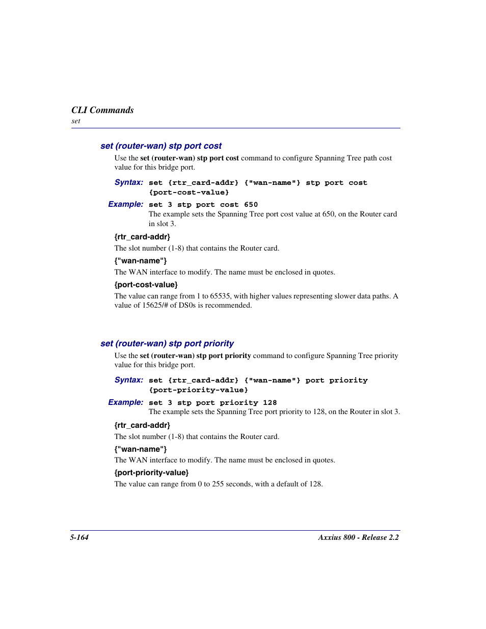 Carrier Access Network Device Axxius 800 User Manual | Page 264 / 568