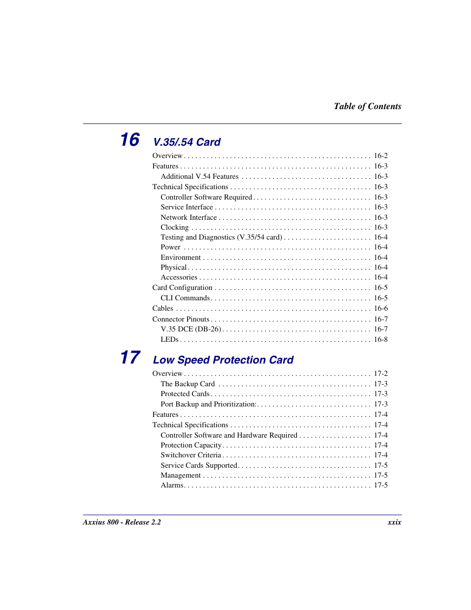 Carrier Access Network Device Axxius 800 User Manual | Page 29 / 568