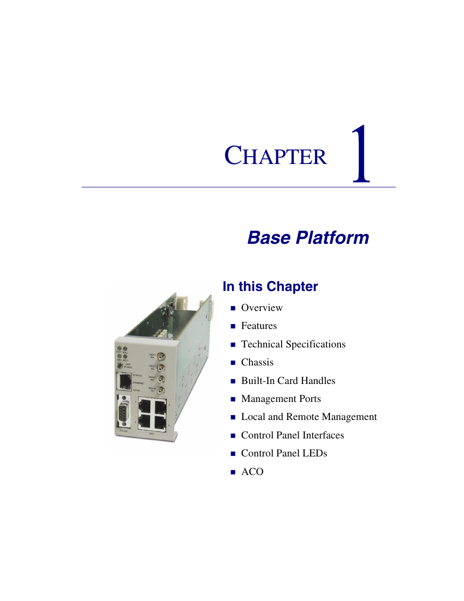 1 - base platform, Base platform, Hapter | Carrier Access Network Device Axxius 800 User Manual | Page 33 / 568