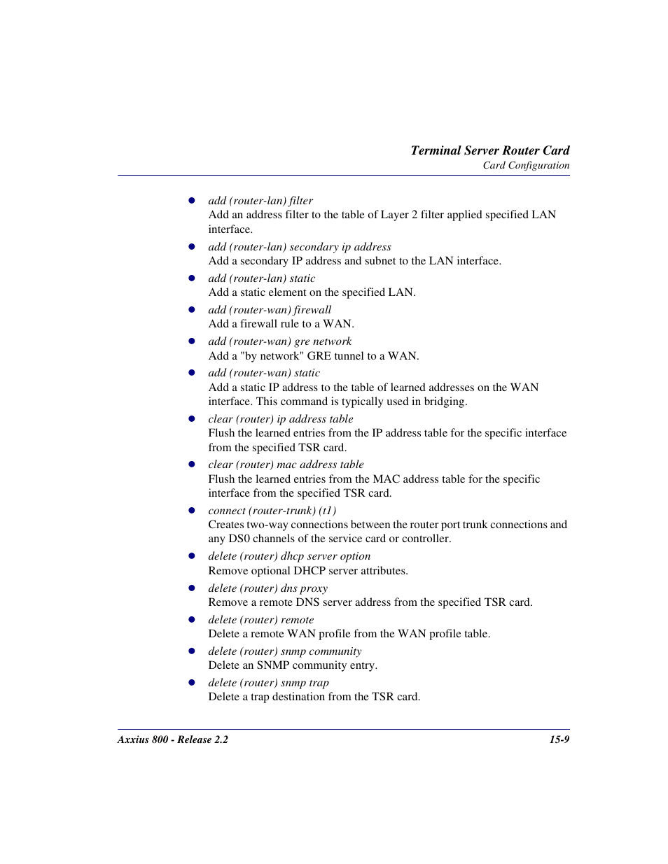 Carrier Access Network Device Axxius 800 User Manual | Page 461 / 568