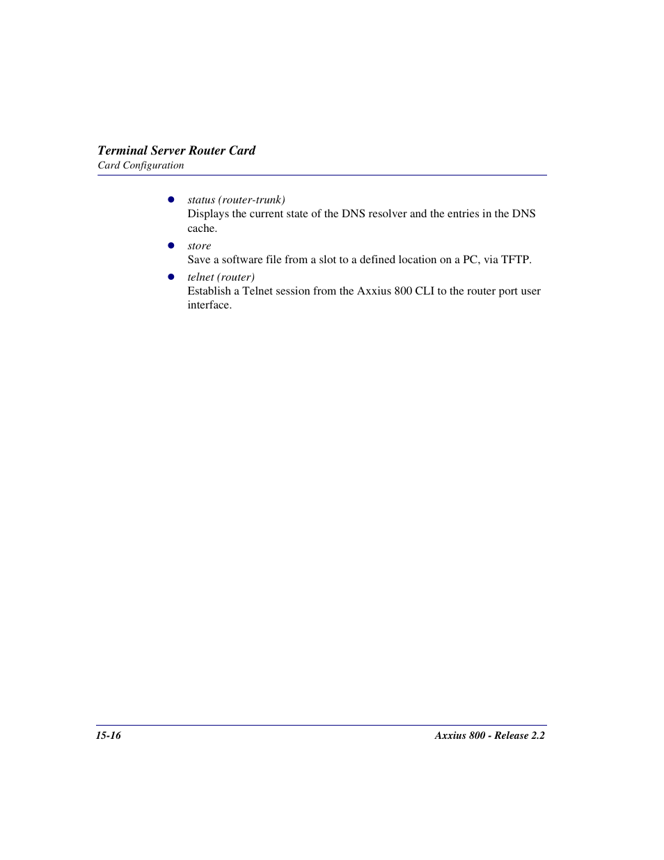 Carrier Access Network Device Axxius 800 User Manual | Page 468 / 568