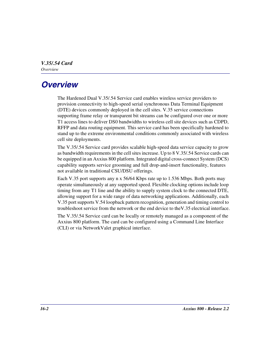 Overview, Overview -2 | Carrier Access Network Device Axxius 800 User Manual | Page 474 / 568