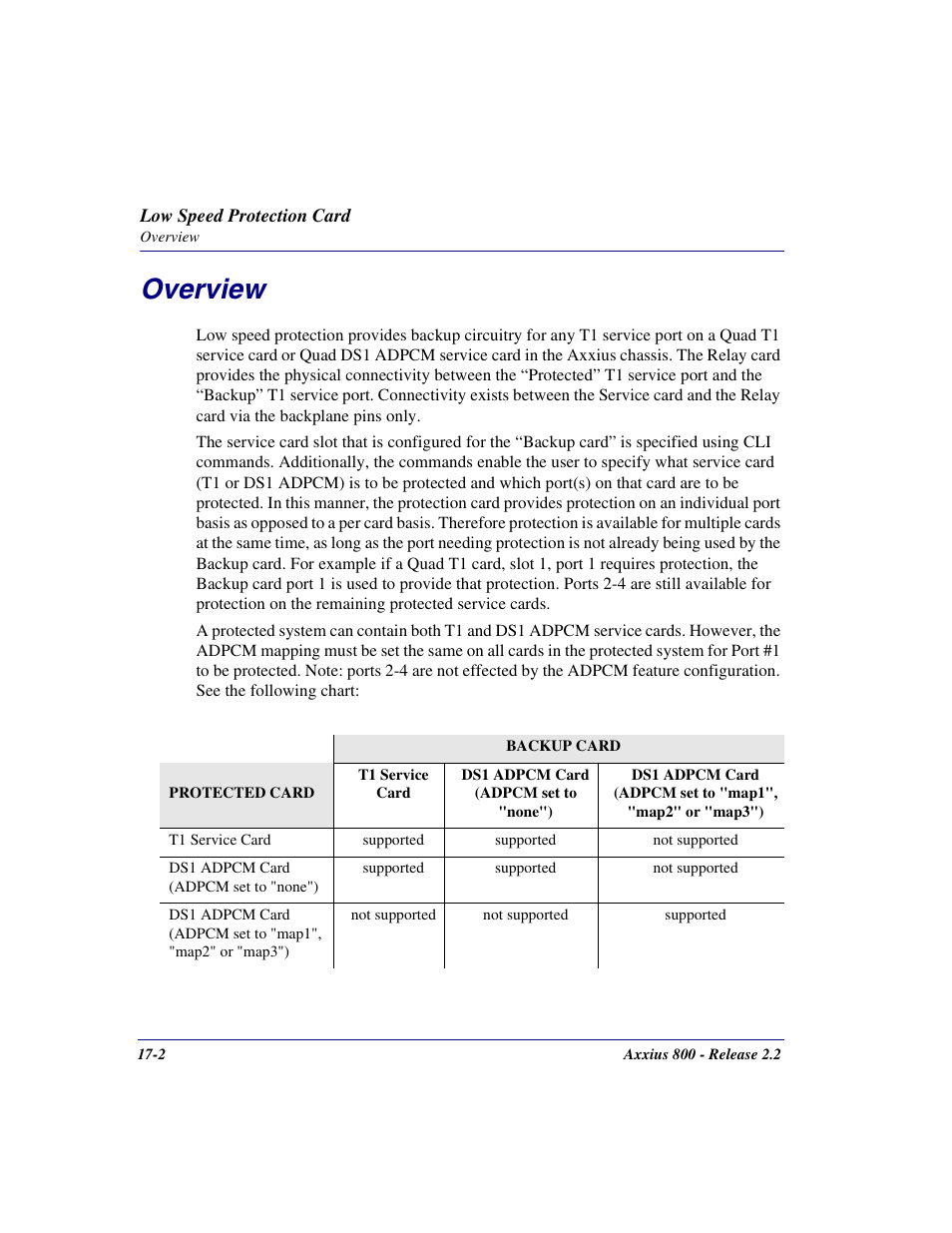 Overview, Overview -2 | Carrier Access Network Device Axxius 800 User Manual | Page 482 / 568