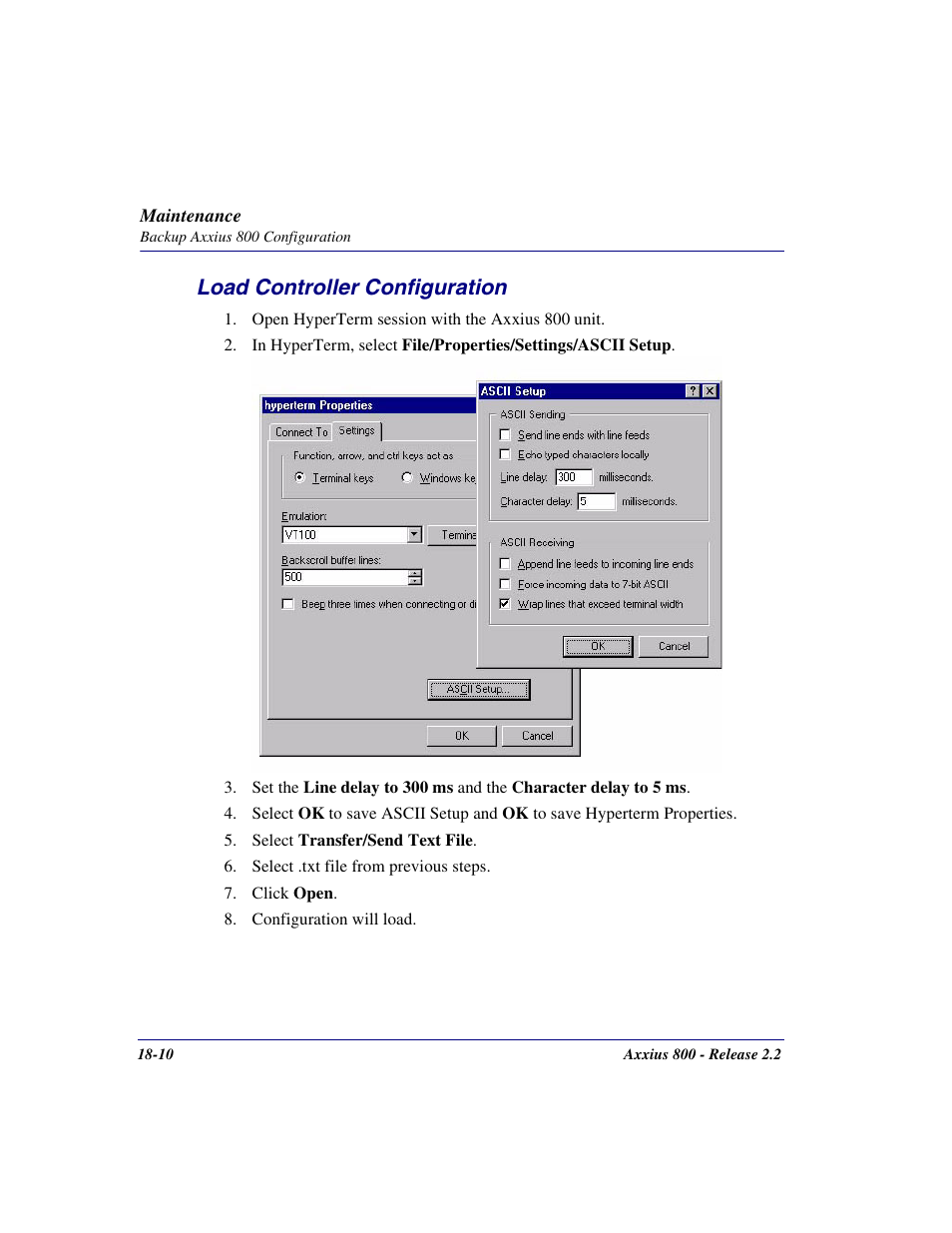 Load controller configuration, Load controller configuration -10 | Carrier Access Network Device Axxius 800 User Manual | Page 498 / 568