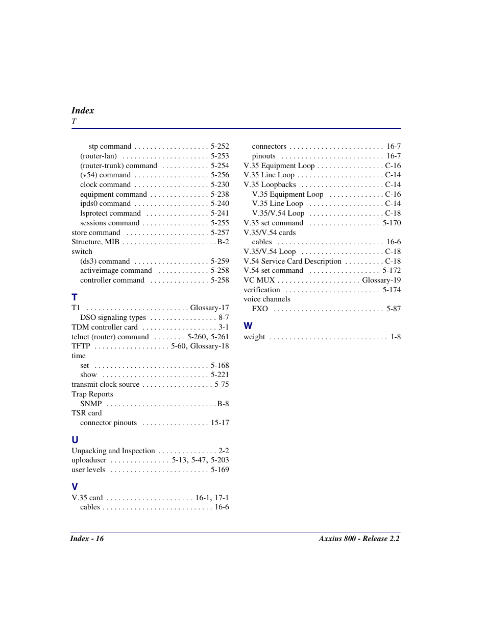 Carrier Access Network Device Axxius 800 User Manual | Page 568 / 568