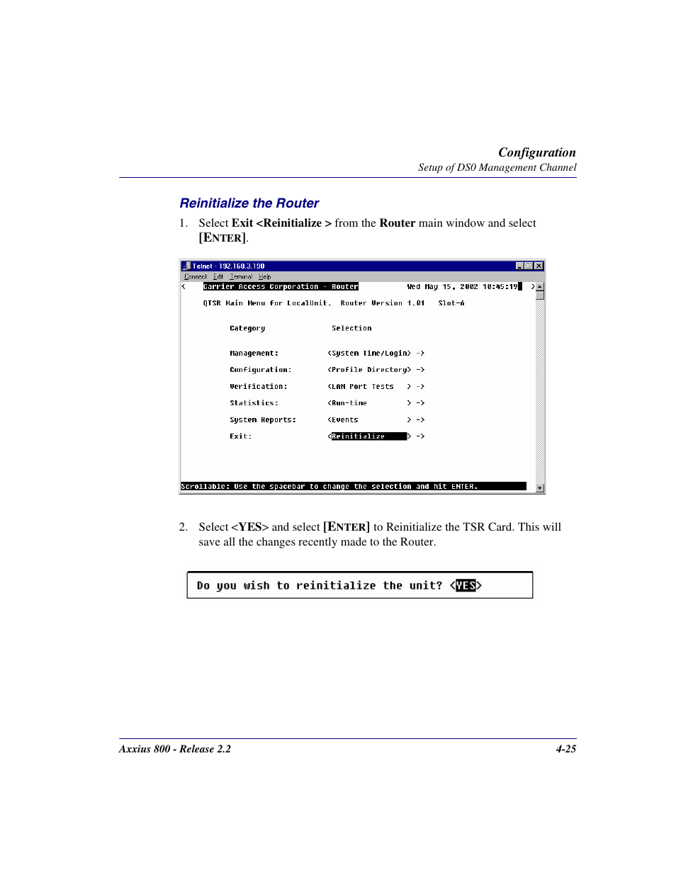 Carrier Access Network Device Axxius 800 User Manual | Page 97 / 568