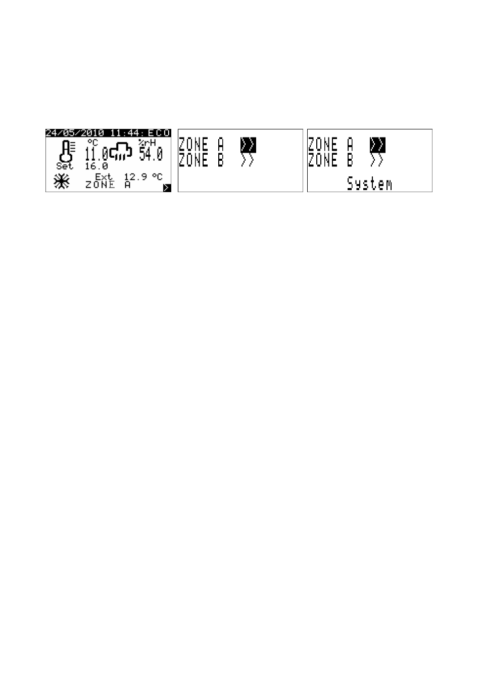 3 preselection page | EVCO c-pro CLIMA sistema User Manual | Page 5 / 14