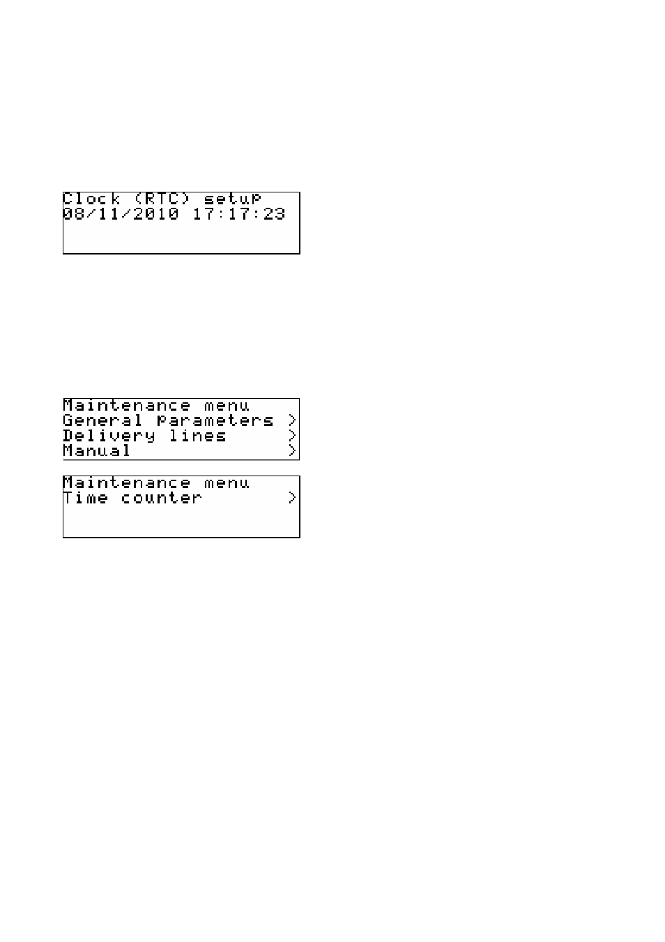 3 clock menu, 4 maintenance menu | EVCO c-pro CLIMA sistema Installer manual User Manual | Page 29 / 90