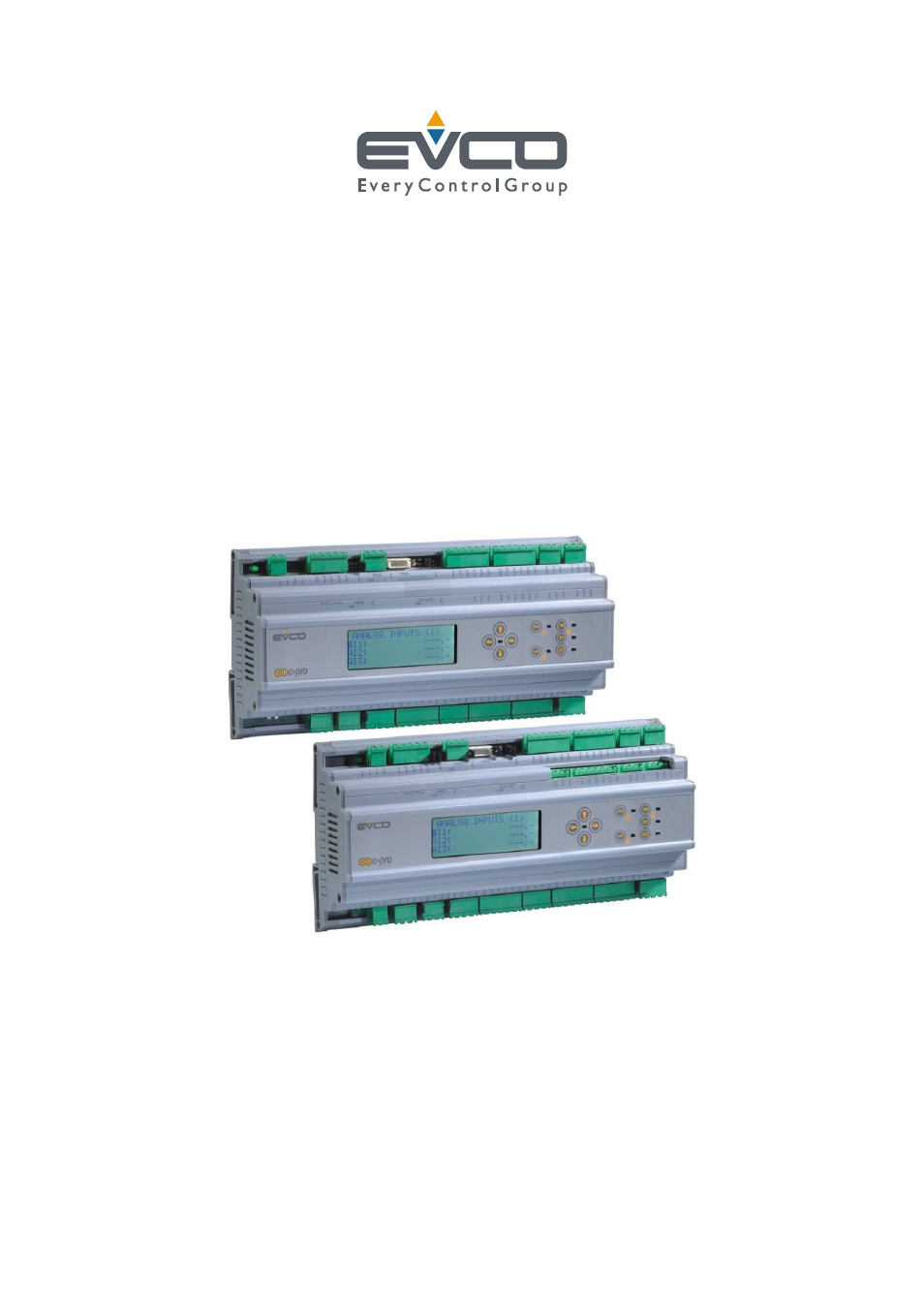 EVCO c-pro mega RACK User Manual | 124 pages