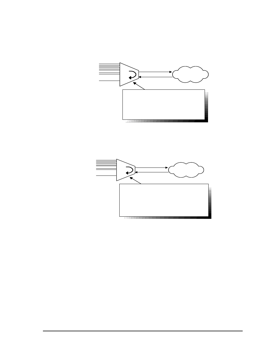 2 equipment loopback -7, 3 equipment loopback - payload -7, 2 equipment loopback | 3 equipment loopback - payload, Figure 12-3: equipment loopback, Figure 12-4: equipment loopback - payload | Carrier Access Access Bank II SNMP User Manual | Page 128 / 180