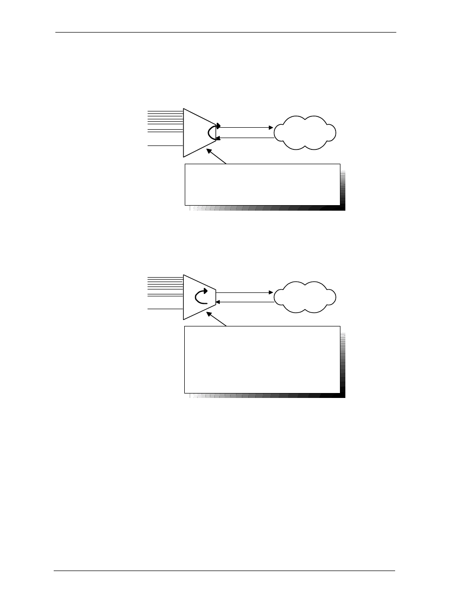 4 ds-1 network loopback -8, 5 : ds-1 network loopback - payload -8, 4 ds-1 network loopback | 5 : ds-1 network loopback - payload, Figure 12-5: ds-1 network loopback, Figure 12-6: ds-1 network loopback - payload | Carrier Access Access Bank II SNMP User Manual | Page 129 / 180
