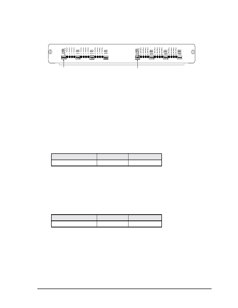6 fxs signaling option descriptions, 6 fxs signaling option descriptions -7, Option switches a, b, and c -7 | Disconnect8-8, Figure 8-3, 1 option switches a, b, and c | Carrier Access Access Bank II SNMP User Manual | Page 80 / 180