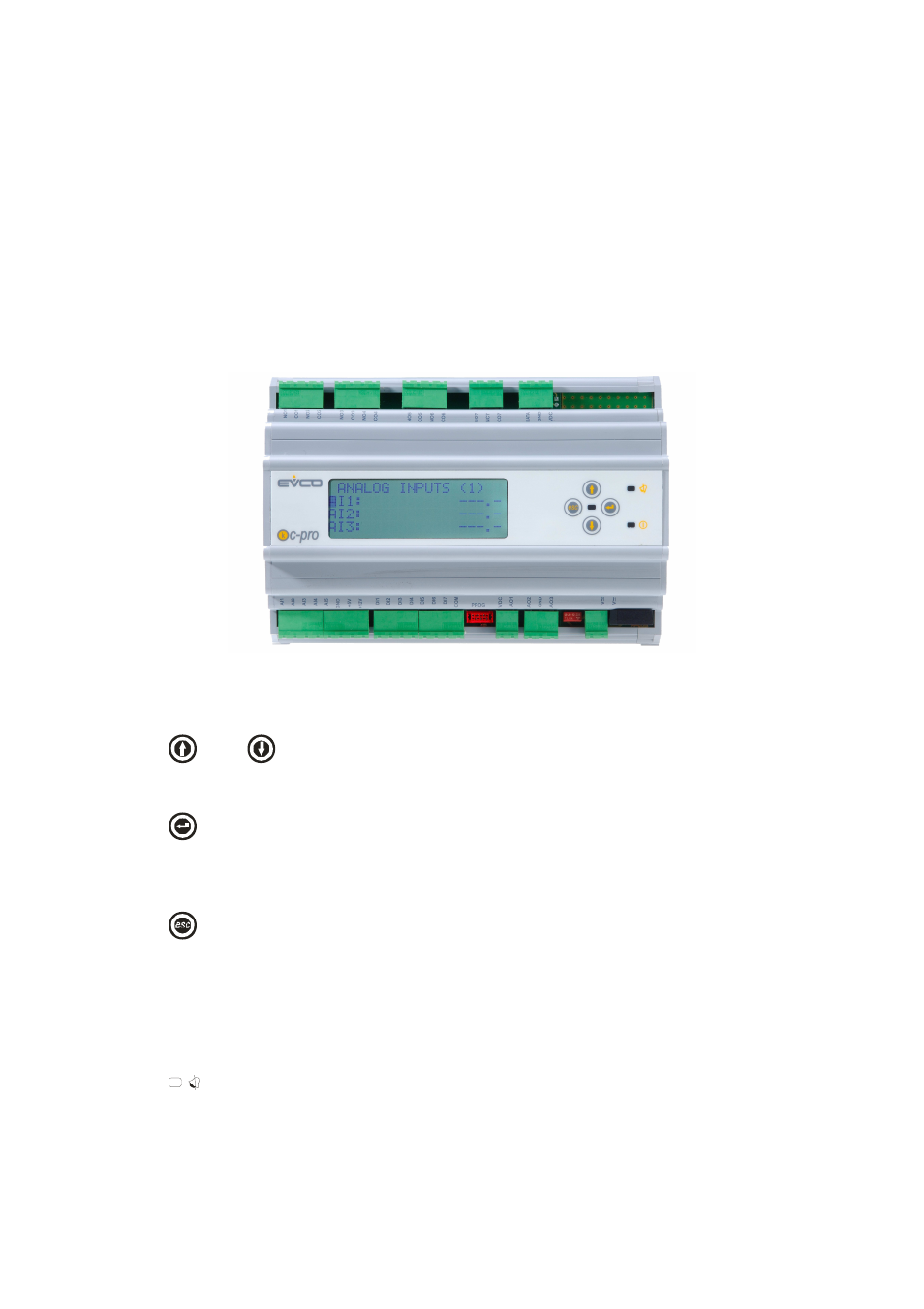 4user interface, 1 display and keyboard, 1 buit-in interface | EVCO c-pro kilo AHU User Manual | Page 21 / 94