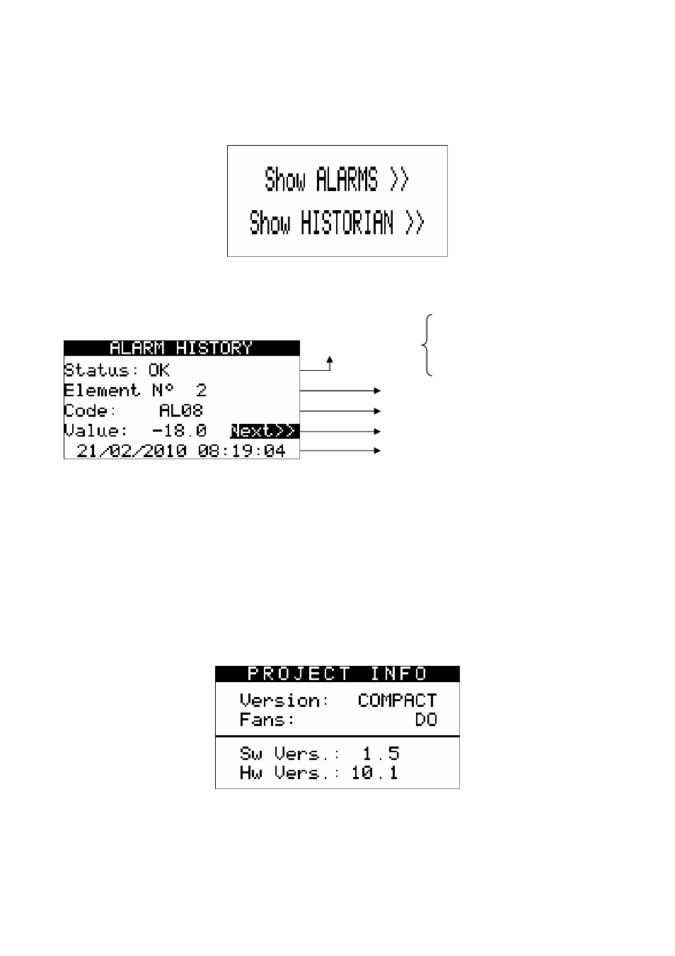 11 log pages, 12 project and firmware versions | EVCO c-pro micro SAVE User Manual | Page 23 / 54