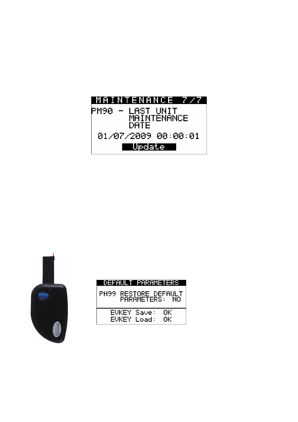 4 last maintenance operation date, 5 programming key | EVCO c-pro micro SAVE User Manual | Page 35 / 54