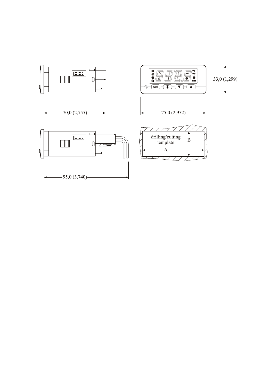 3 c-pro nano dimensions/installation | EVCO c-pro nano User Manual | Page 10 / 38