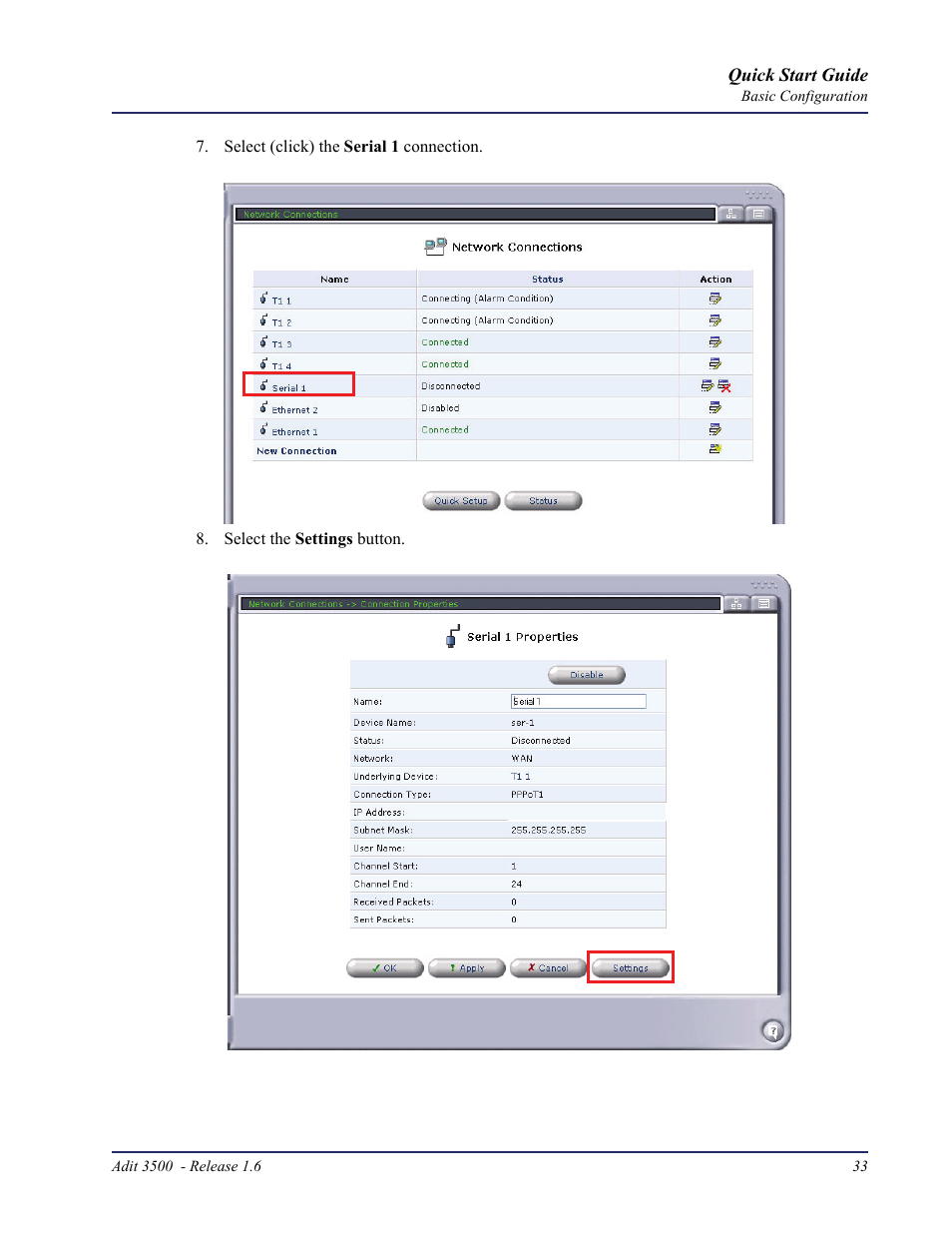 Carrier Access Adit 3500 User Manual | Page 33 / 52