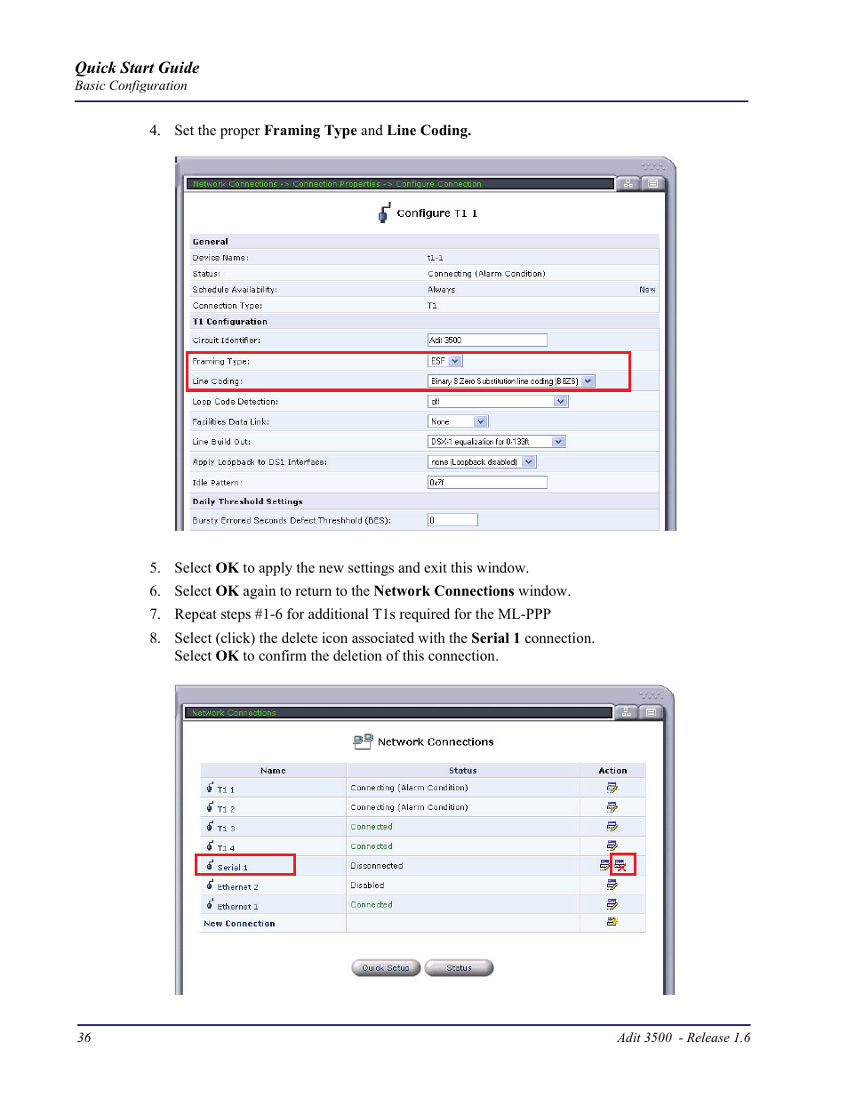 Carrier Access Adit 3500 User Manual | Page 36 / 52