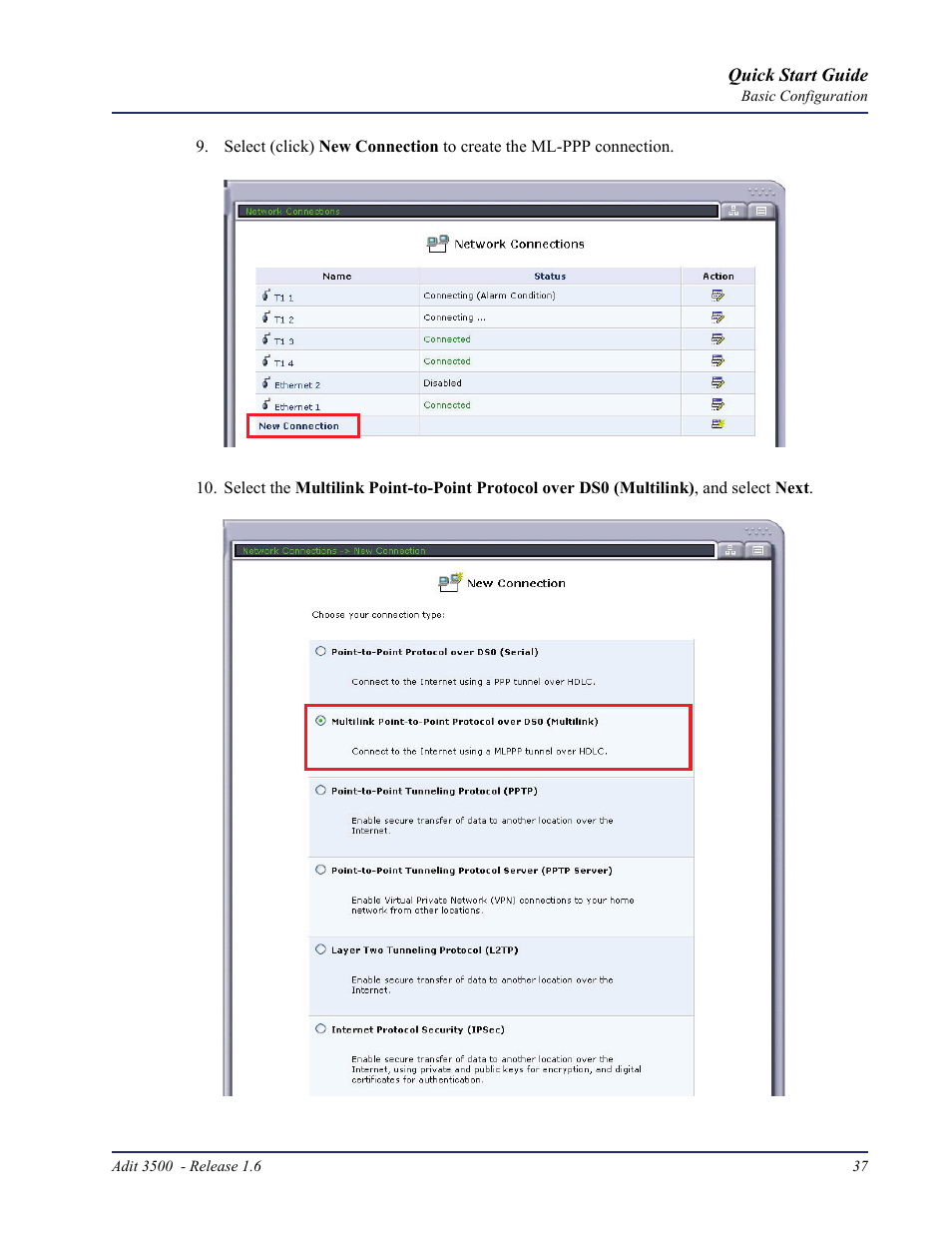 Carrier Access Adit 3500 User Manual | Page 37 / 52