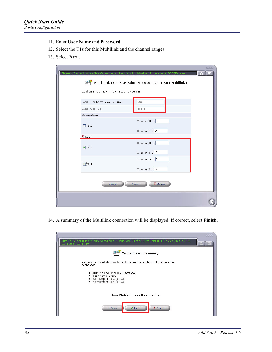 Carrier Access Adit 3500 User Manual | Page 38 / 52