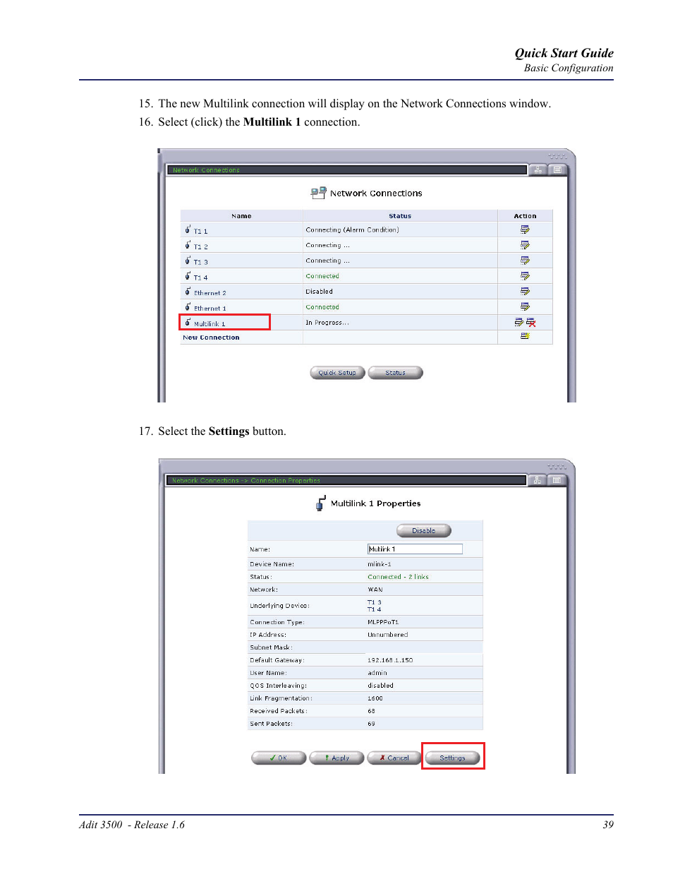 Carrier Access Adit 3500 User Manual | Page 39 / 52