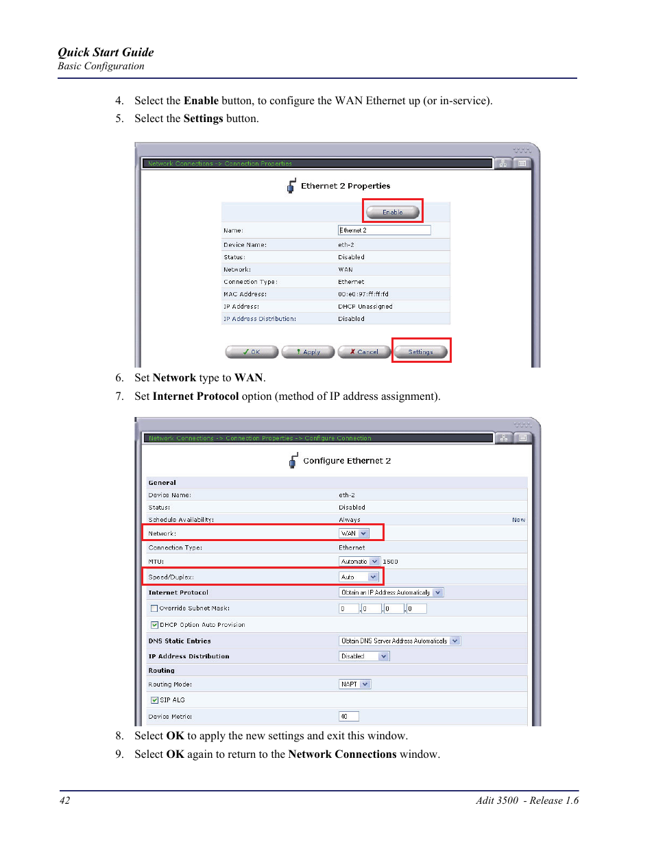 Carrier Access Adit 3500 User Manual | Page 42 / 52