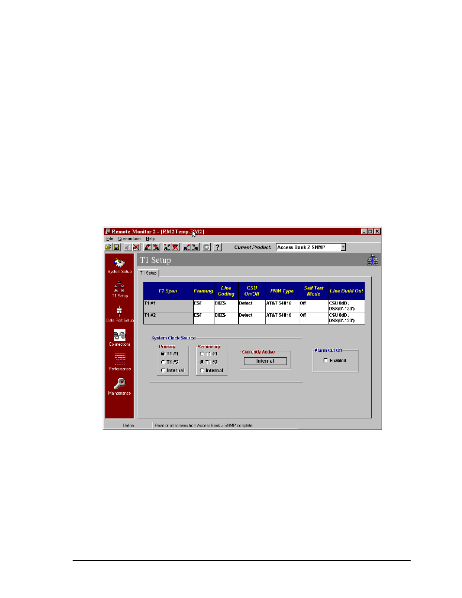 T1 setup, 1 t1 setup, T1 setup -1 | Chapter 3 | Carrier Access 5395 Pearl Parkway User Manual | Page 35 / 66