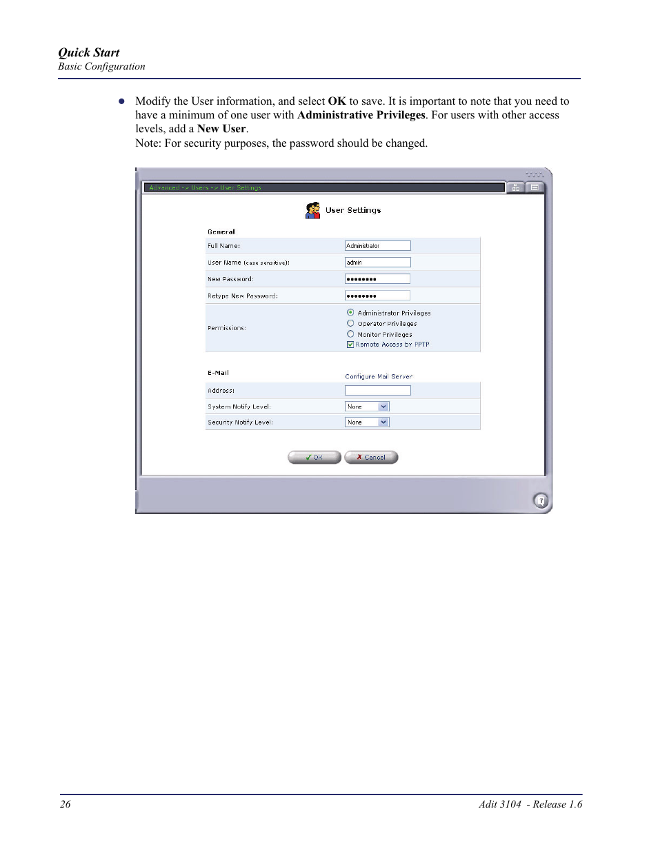Carrier Access Bridge/Router 3104s User Manual | Page 26 / 34