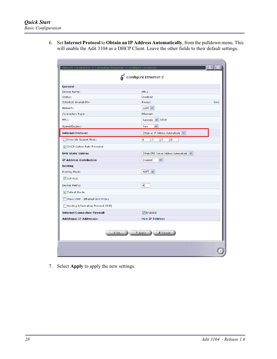 Carrier Access Bridge/Router 3104s User Manual | Page 28 / 34