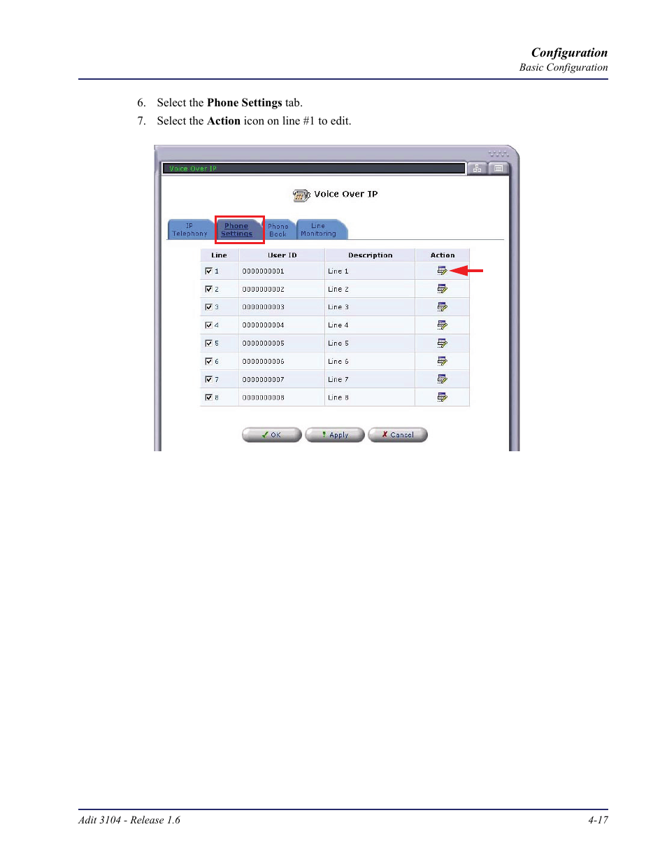 Carrier Access Adit 3104 User Manual | Page 57 / 74