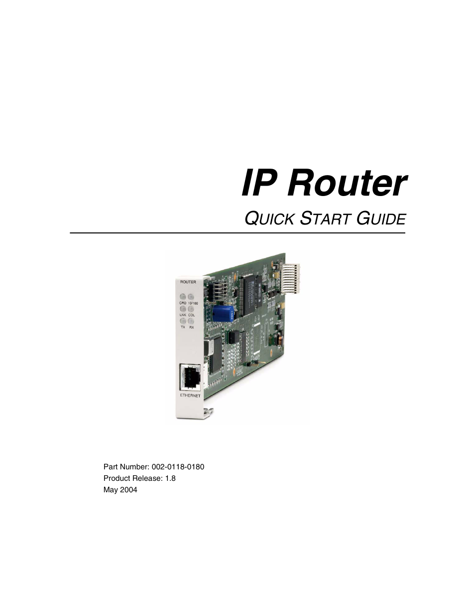 Carrier Access 002-0118-0180 User Manual | 16 pages