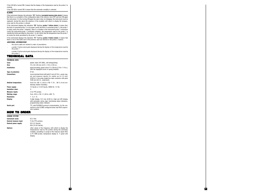 EVCO EC3162 User Manual | Page 2 / 2