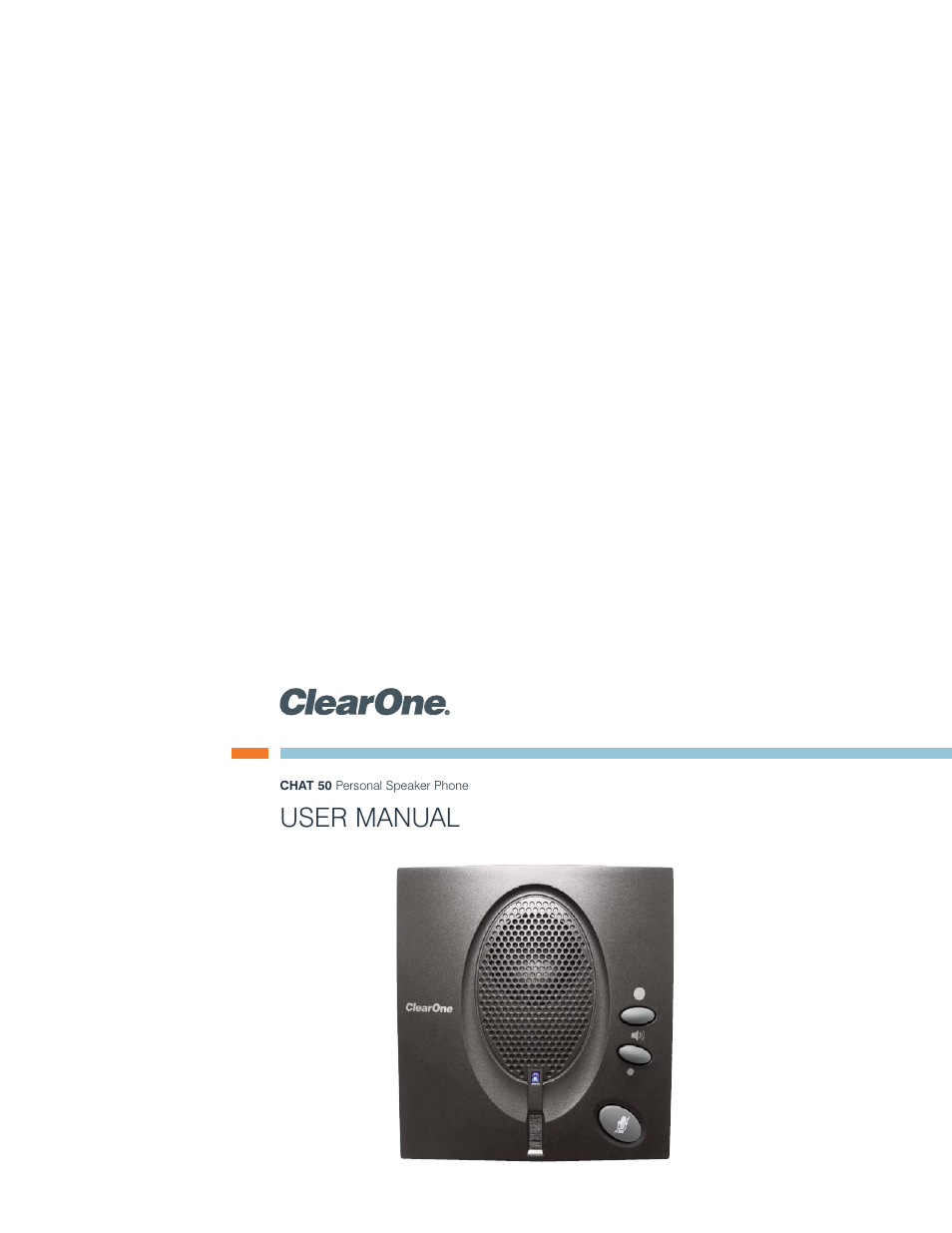 ClearOne comm 50 User Manual | 38 pages