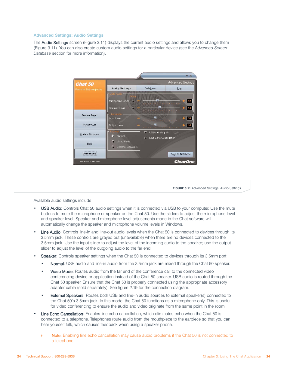 ClearOne comm 50 User Manual | Page 28 / 38