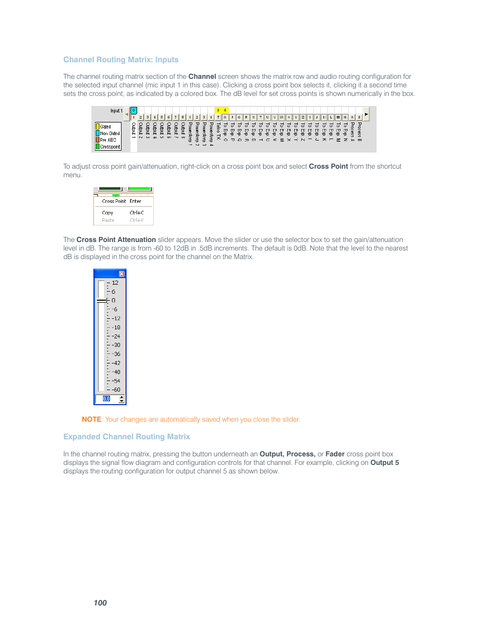 ClearOne comm CONVERGE SR 1212 User Manual | Page 105 / 320