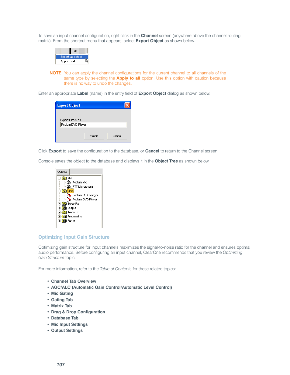 ClearOne comm CONVERGE SR 1212 User Manual | Page 112 / 320