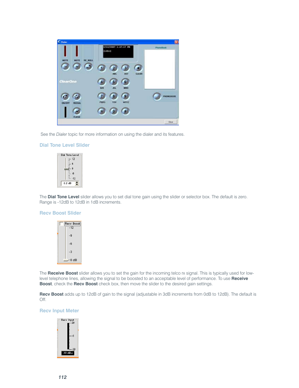 ClearOne comm CONVERGE SR 1212 User Manual | Page 117 / 320