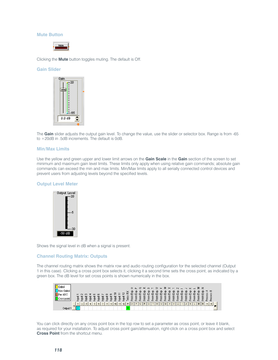 ClearOne comm CONVERGE SR 1212 User Manual | Page 123 / 320