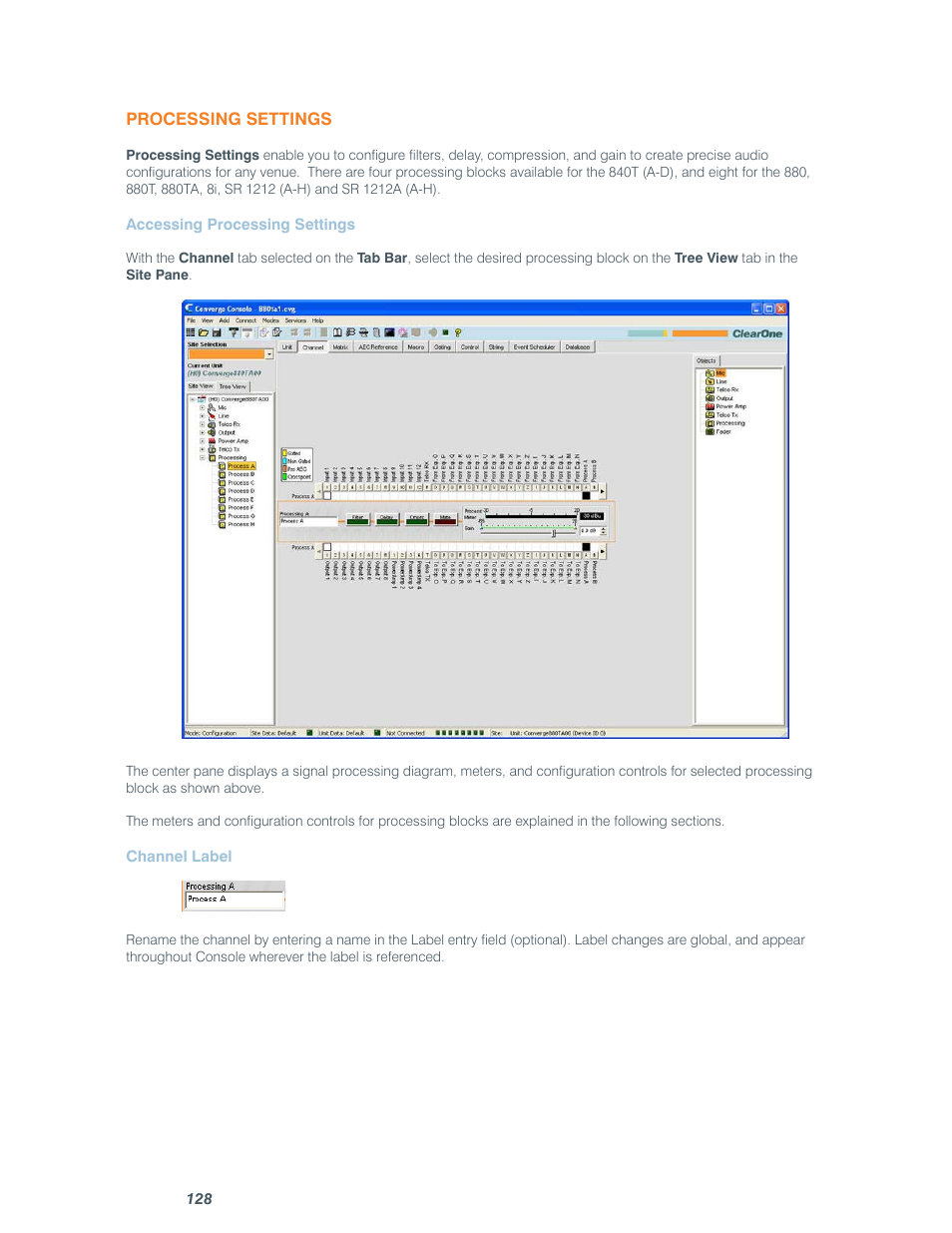 ClearOne comm CONVERGE SR 1212 User Manual | Page 133 / 320