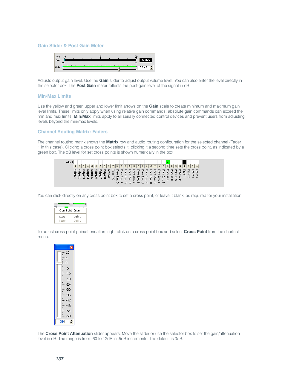 ClearOne comm CONVERGE SR 1212 User Manual | Page 142 / 320