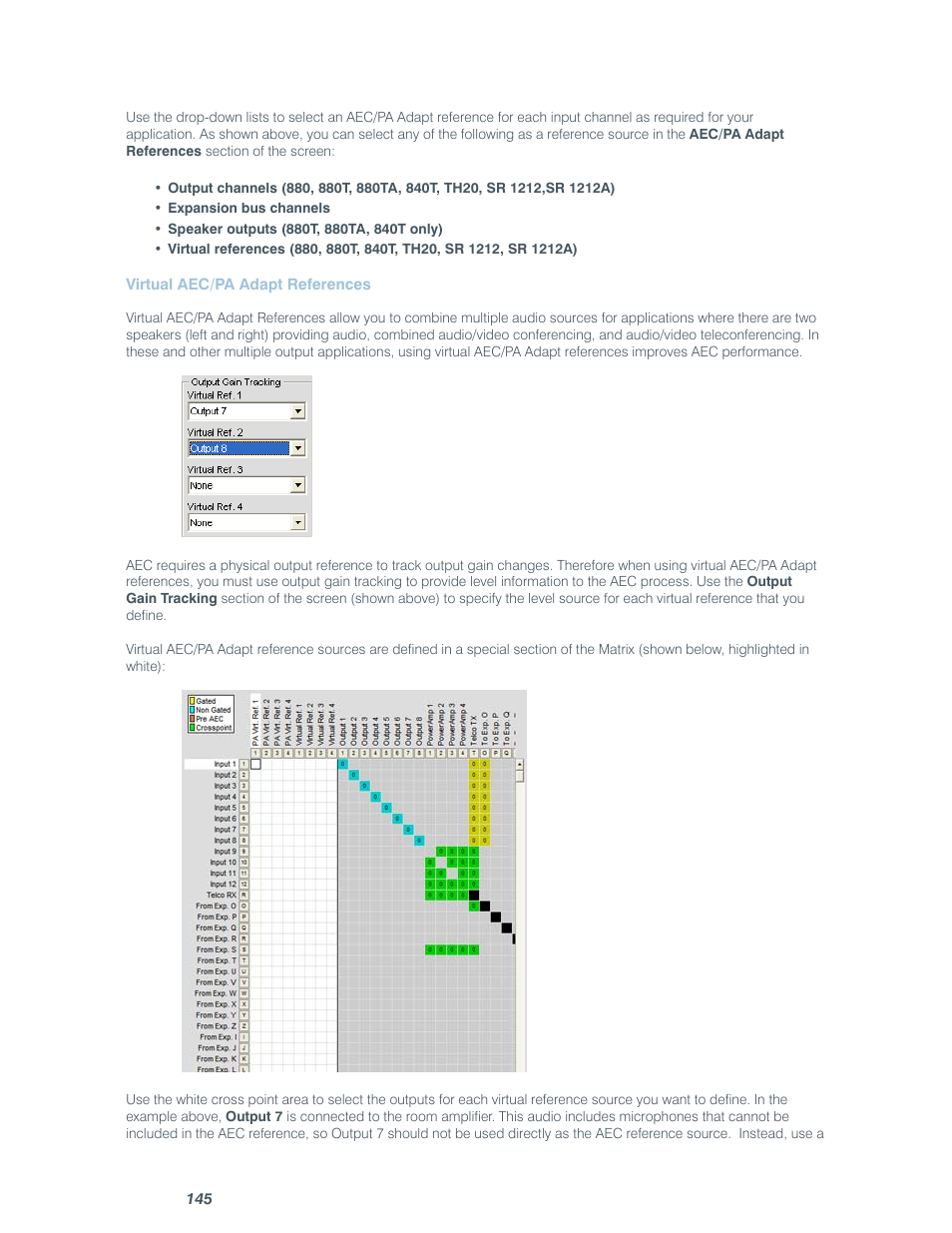 ClearOne comm CONVERGE SR 1212 User Manual | Page 150 / 320