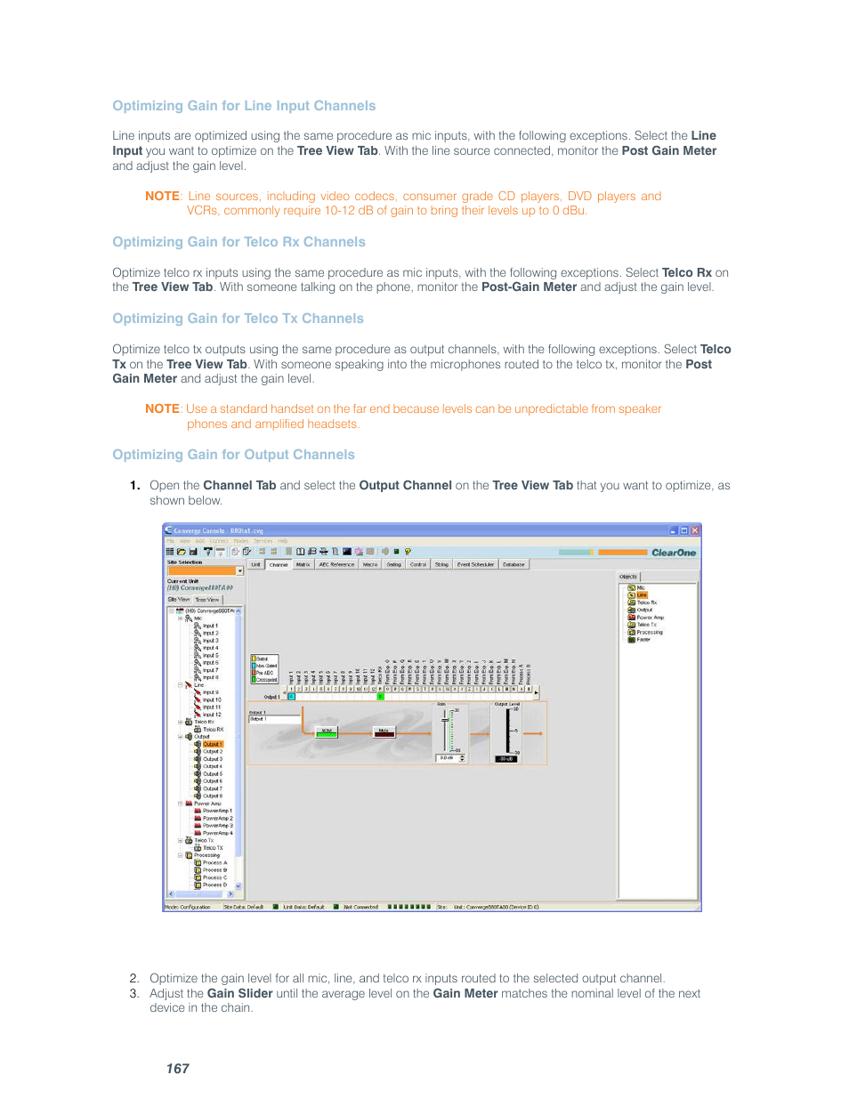 ClearOne comm CONVERGE SR 1212 User Manual | Page 172 / 320