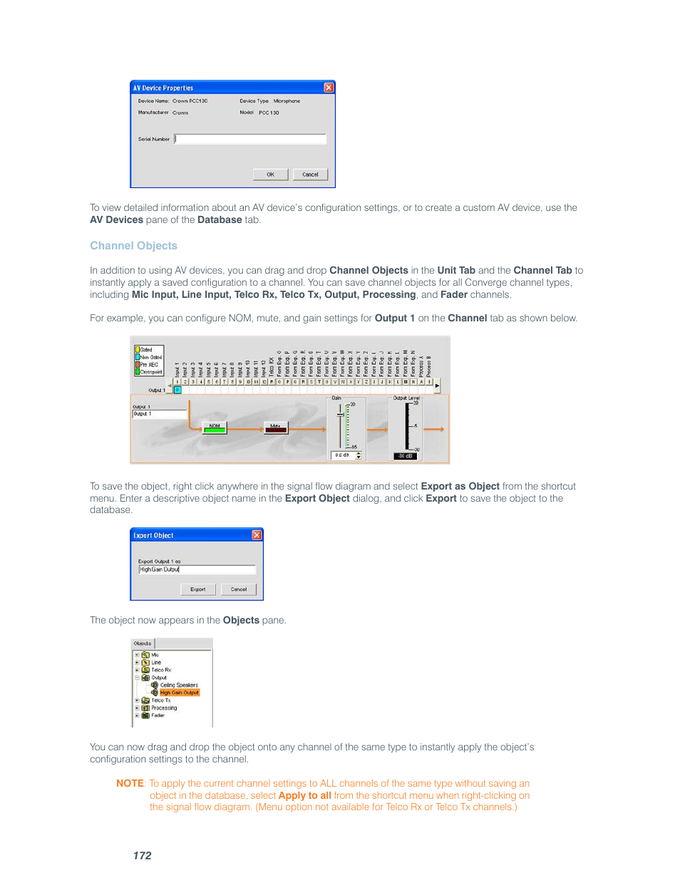 ClearOne comm CONVERGE SR 1212 User Manual | Page 177 / 320