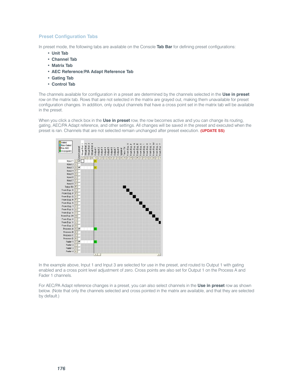 ClearOne comm CONVERGE SR 1212 User Manual | Page 181 / 320