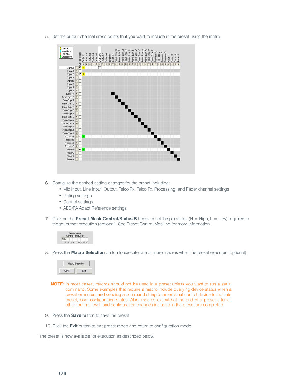 ClearOne comm CONVERGE SR 1212 User Manual | Page 183 / 320