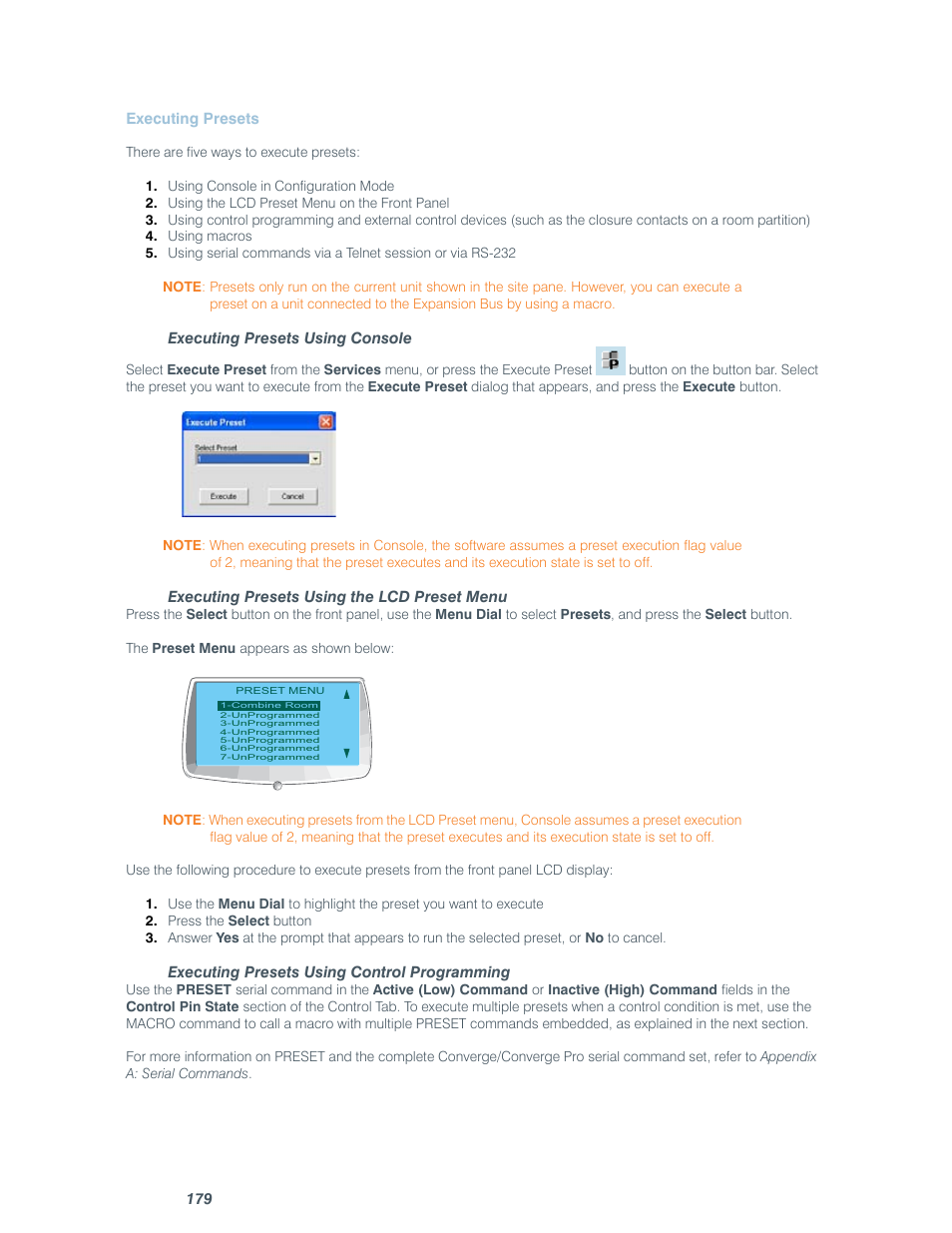 ClearOne comm CONVERGE SR 1212 User Manual | Page 184 / 320