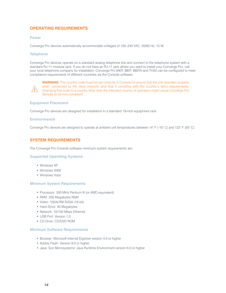 ClearOne comm CONVERGE SR 1212 User Manual | Page 19 / 320