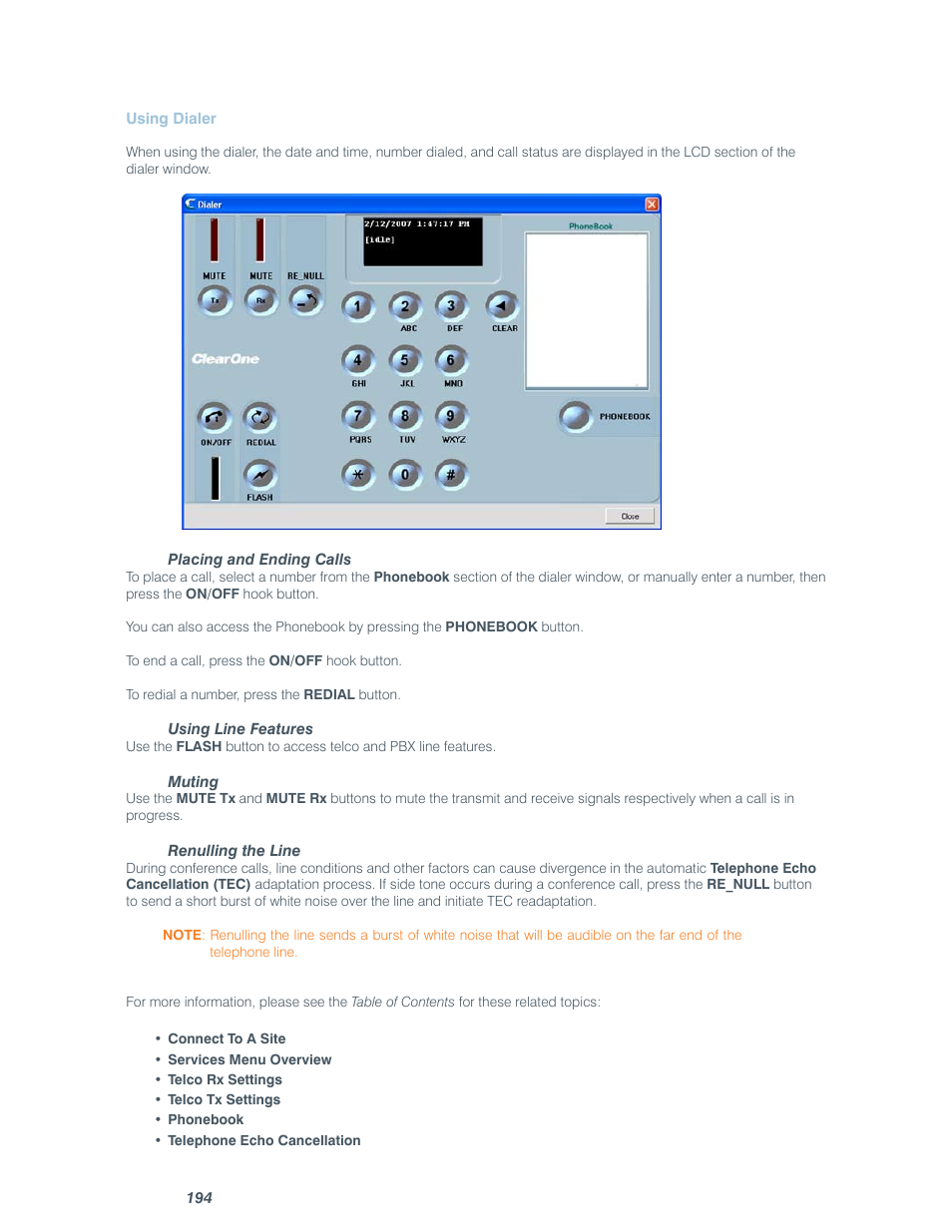 ClearOne comm CONVERGE SR 1212 User Manual | Page 199 / 320