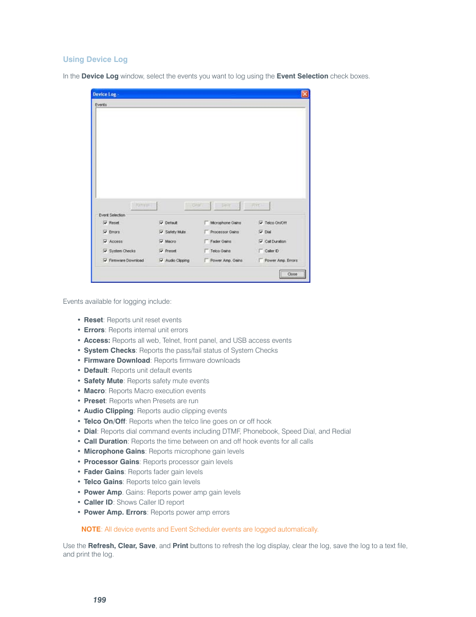 ClearOne comm CONVERGE SR 1212 User Manual | Page 204 / 320